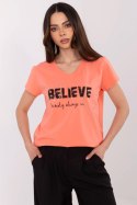 Tshirt Damski Model CLM-TS-1726.87 Coral - Factory Price Factory Price Tshirt Damski Model CLM-TS-1726.87 Coral - Factory Price Factory Price