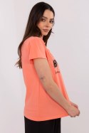 Tshirt Damski Model CLM-TS-1726.87 Coral - Factory Price Factory Price Tshirt Damski Model CLM-TS-1726.87 Coral - Factory Price Factory Price