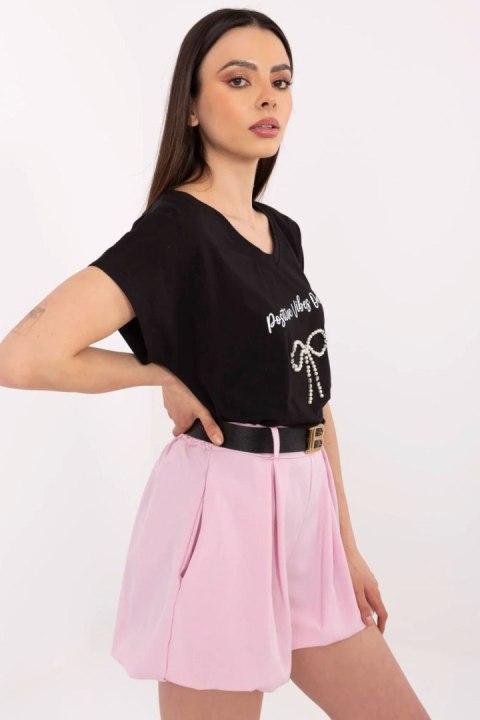 Tshirt Damski Model CLM-TS-1727.90 Black - Factory Price Factory Price Tshirt Damski Model CLM-TS-1727.90 Black - Factory Price Factory Price
