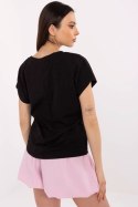 Tshirt Damski Model CLM-TS-1727.90 Black - Factory Price Factory Price Tshirt Damski Model CLM-TS-1727.90 Black - Factory Price Factory Price