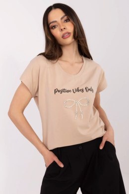 Tshirt Damski Model CLM-TS-1727.90 Camel - Factory Price Factory Price