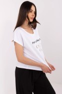 Tshirt Damski Model CLM-TS-1727.90 White - Factory Price Factory Price Tshirt Damski Model CLM-TS-1727.90 White - Factory Price Factory Price