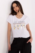 Tshirt Damski Model CLM-TS-1729.86 White - Factory Price Factory Price Tshirt Damski Model CLM-TS-1729.86 White - Factory Price Factory Price
