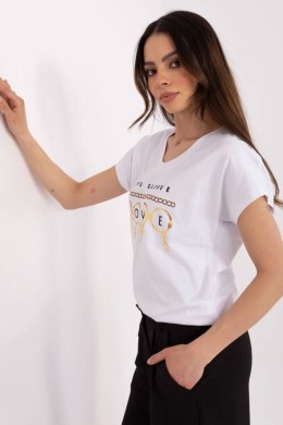 Tshirt Damski Model CLM-TS-1729.86 White - Factory Price Factory Price