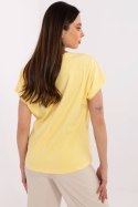 Tshirt Damski Model CLM-TS-1729.86 Yellow - Factory Price Factory Price Tshirt Damski Model CLM-TS-1729.86 Yellow - Factory Price Factory Price