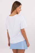 Tshirt Damski Model MI-TS-M3221G.75 White - Italy Moda Italy Moda Tshirt Damski Model MI-TS-M3221G.75 White - Italy Moda Italy Moda