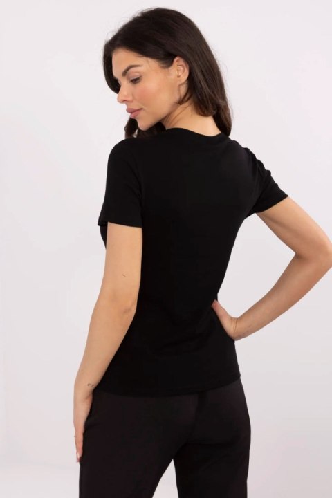 Tshirt Damski Model NM-TS-JX-09328.65P Black/Pink - NM NM Tshirt Damski Model NM-TS-JX-09328.65P Black/Pink - NM NM