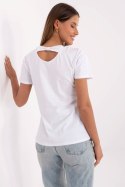 Tshirt Damski Model NM-TS-NG25285.74P White/Beige - NM NM Tshirt Damski Model NM-TS-NG25285.74P White/Beige - NM NM