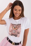 Tshirt Damski Model NM-TS-NG25285.74P White/Pink - NM NM Tshirt Damski Model NM-TS-NG25285.74P White/Pink - NM NM