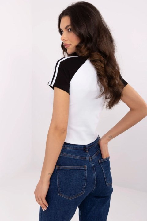 Tshirt Damski Model NM-TS-NG3772.82 White/Black - NM NM Tshirt Damski Model NM-TS-NG3772.82 White/Black - NM NM