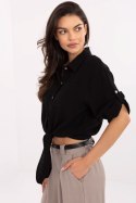 Koszula Damska Model DHJ-KS-8595.11 Black - Italy Moda Italy Moda Koszula Damska Model DHJ-KS-8595.11 Black - Italy Moda Italy Moda