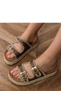 Sandał Klapki Model Induri X5-382 Brown - PRIMO PRIMO Sandał Klapki Model Induri X5-382 Brown - PRIMO PRIMO