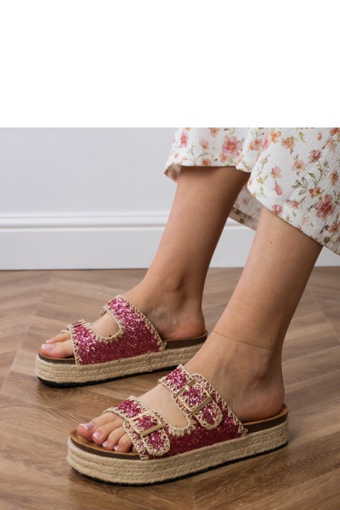 Sandał Klapki Model Induri X5-382 Pink - PRIMO PRIMO Sandał Klapki Model Induri X5-382 Pink - PRIMO PRIMO