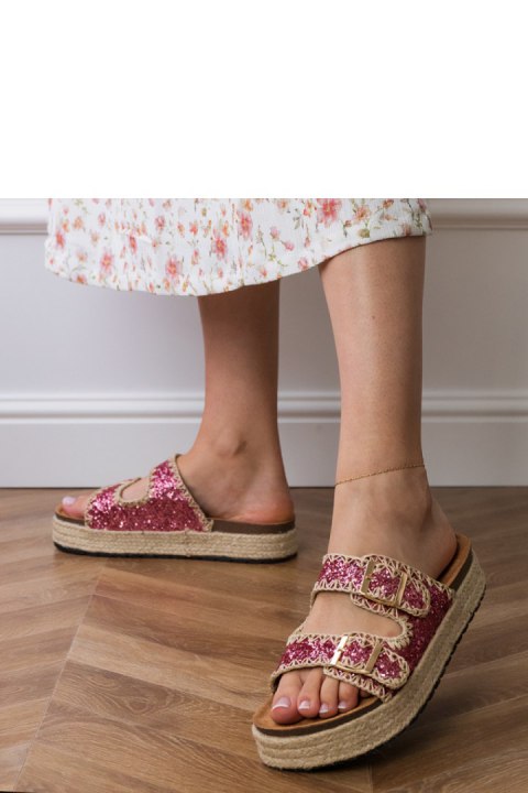 Sandał Klapki Model Induri X5-382 Pink - PRIMO PRIMO Sandał Klapki Model Induri X5-382 Pink - PRIMO PRIMO