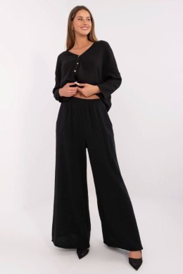Spodnie Damskie Model MI-SP-2563.84 Black - Italy Moda Italy Moda