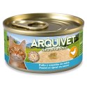 ARQUIVET puszka dla kota kurczak w sosie ze szprotką 80g ARQUIVET puszka dla kota kurczak w sosie ze szprotką 80g