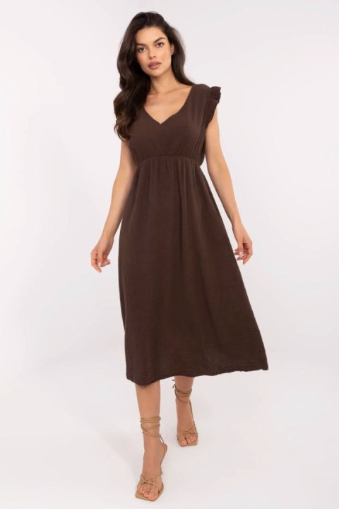 Sukienka Model MI-SK-122126.77 Brown - Italy Moda Italy Moda Sukienka Model MI-SK-122126.77 Brown - Italy Moda Italy Moda