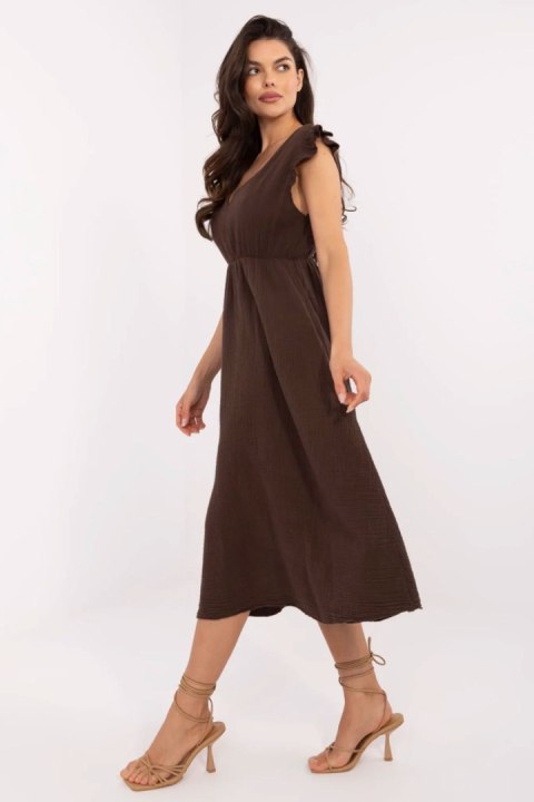 Sukienka Model MI-SK-122126.77 Brown - Italy Moda Italy Moda Sukienka Model MI-SK-122126.77 Brown - Italy Moda Italy Moda