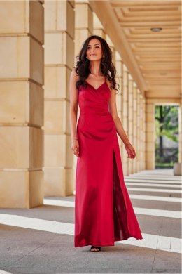 Sukienka Model Alessandra BOR SUK0460 Bordo - Roco Fashion Roco Fashion