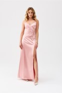 Sukienka Model Alessandra ROZ SUK0460 Pink - Roco Fashion Roco Fashion Sukienka Model Alessandra ROZ SUK0460 Pink - Roco Fashion Roco Fashion