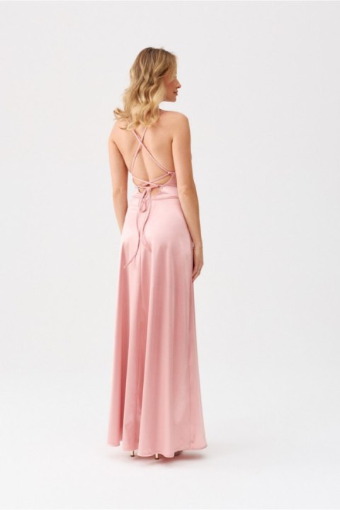 Sukienka Model Alessandra ROZ SUK0460 Pink - Roco Fashion Roco Fashion Sukienka Model Alessandra ROZ SUK0460 Pink - Roco Fashion Roco Fashion