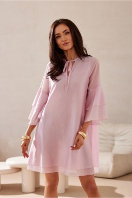 Sukienka Model Beatrice ROZ SUK0525 Pink - Roco Fashion Roco Fashion