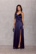 Sukienka Model Salma GRA SUK0462 Navy - Roco Fashion Roco Fashion