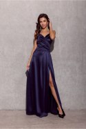Sukienka Model Salma GRA SUK0462 Navy - Roco Fashion Roco Fashion