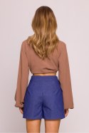 Szorty Damskie Model MOE860 Blue - Moe Moe Szorty Damskie Model MOE860 Blue - Moe Moe