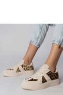 Buty Sportowe Model Toris NN622 Beige/Panterka - PRIMO PRIMO Buty Sportowe Model Toris NN622 Beige/Panterka - PRIMO PRIMO