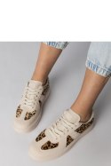 Buty Sportowe Model Toris NN622 Beige/Panterka - PRIMO PRIMO Buty Sportowe Model Toris NN622 Beige/Panterka - PRIMO PRIMO