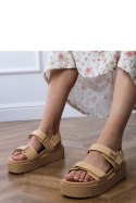 Sandały Model Areka YQ77-19 Beige - PRIMO PRIMO