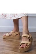 Sandały Model Areka YQ77-19 Beige - PRIMO PRIMO