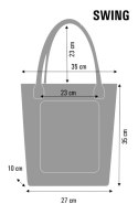 Torba filcowa SWING Czarne Koty Torba filcowa SWING Czarne Koty