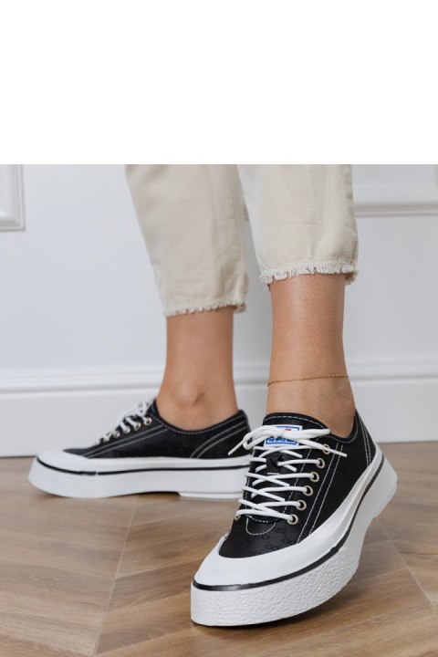 Trampki Model Greta FY-110 Black - PRIMO PRIMO Trampki Model Greta FY-110 Black - PRIMO PRIMO