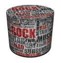 Okrągła pufa dekoracyjna - ROCK Okrągła pufa dekoracyjna - ROCK
