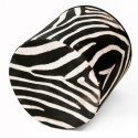 Okrągła pufa dekoracyjna - ZEBRA Okrągła pufa dekoracyjna - ZEBRA