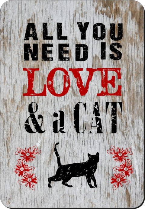 TABLICZKA ALL YOU NEED.. 20x28 cm TABLICZKA ALL YOU NEED.. 20x28 cm