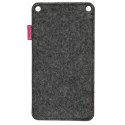 Etui na smartfon XXL antracyt POCAŁUNEK Etui na smartfon XXL antracyt POCAŁUNEK