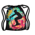 Wodoodporny, lekki Worek - Plecak miejski z nadrukiem - Jumper Wodoodporny, lekki Worek - Plecak miejski z nadrukiem - Jumper