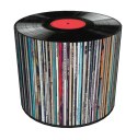 Okrągła pufa dekoracyjna - VINYL Okrągła pufa dekoracyjna - VINYL