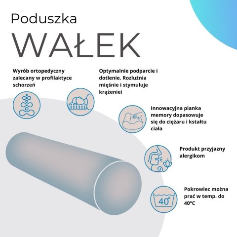 Poduszka Wałek - Alba Ø16x55 cm Poduszka Wałek - Alba Ø16x55 cm