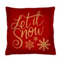 Poduszka - LET IT SNOW - 40x40 cm Poduszka - LET IT SNOW - 40x40 cm