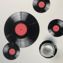 Zestaw podkładek na stół okrągłych 1+4 - VINYL Zestaw podkładek na stół okrągłych 1+4 - VINYL