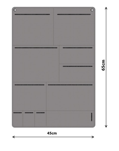 Organizer antracyt JOKER 45x65 cm Organizer antracyt JOKER 45x65 cm