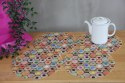 Zestaw podkładek na stół okrągłych 4D - CRAYONS Zestaw podkładek na stół okrągłych 4D - CRAYONS