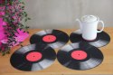 Zestaw podkładek na stół okrągłych 4D - VINYL Zestaw podkładek na stół okrągłych 4D - VINYL