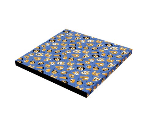 Legowisko - Materac SQUAR Blue Dogs 60x60x5 cm Legowisko - Materac SQUAR Blue Dogs 60x60x5 cm