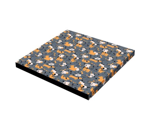 Legowisko - Materac SQUAR Grey Dogs 60x60x5 cm Legowisko - Materac SQUAR Grey Dogs 60x60x5 cm
