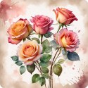 Podkładka - ROSES - 33 cm x 33 cm Podkładka - ROSES - 33 cm x 33 cm